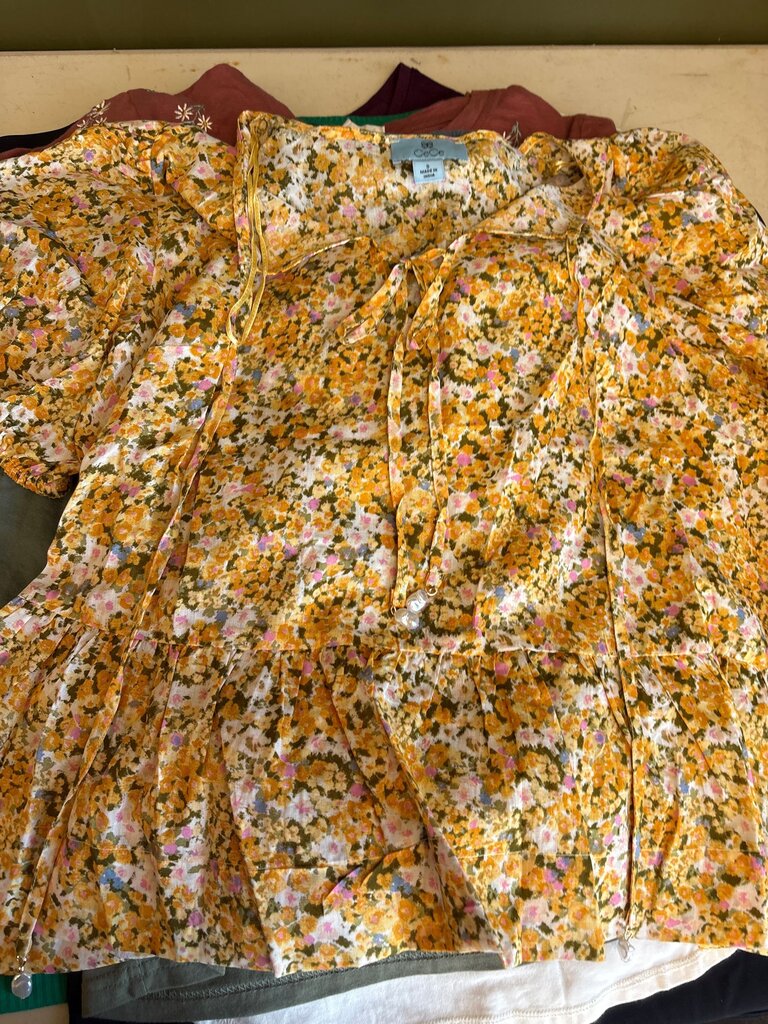 CeCe Floral Print Top