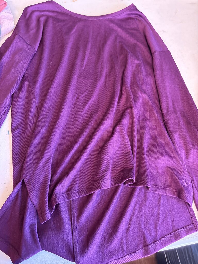 Banana Republic Purple Long Sleeve Top