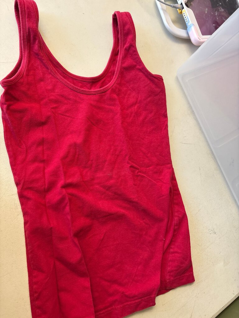 Red Sleeveless Tank Top