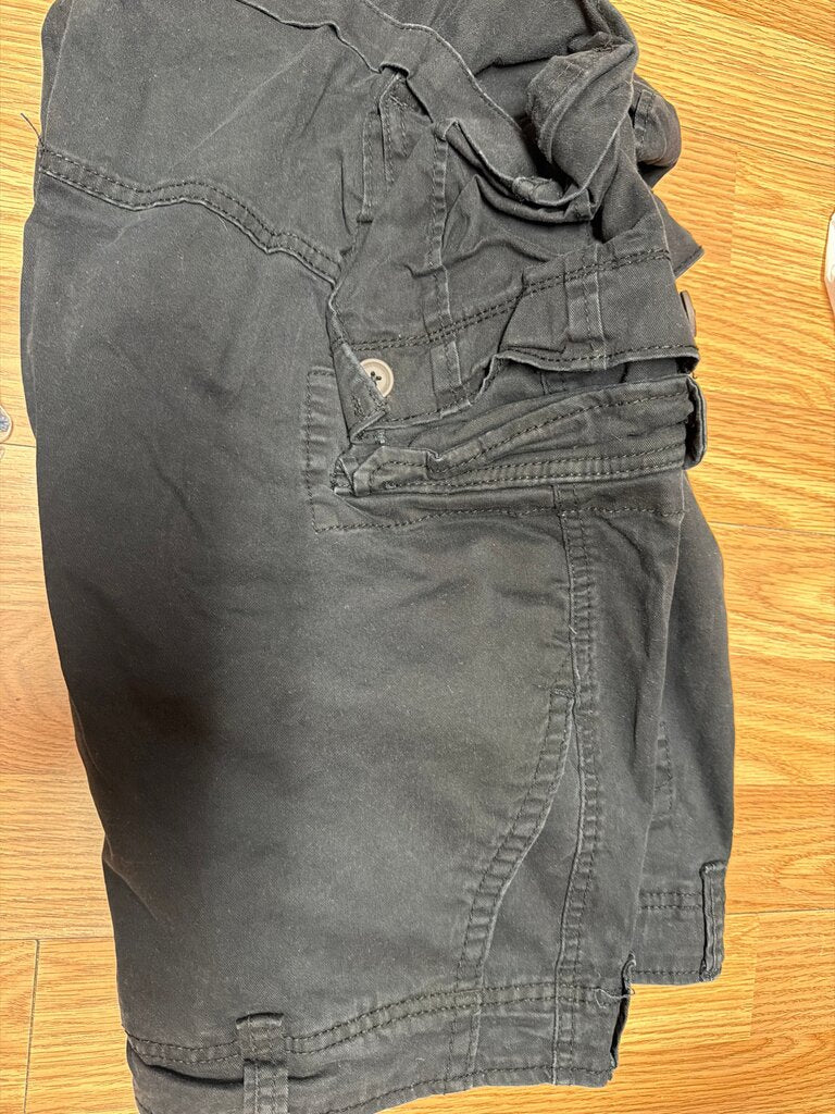Men's Black Cargo Shorts