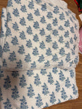 Floral Pattern Quilted Throw Blanket