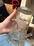 Engraved Moose Glass Mug