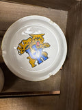 University of Kentucky Cartoon Wildcat Ashtray