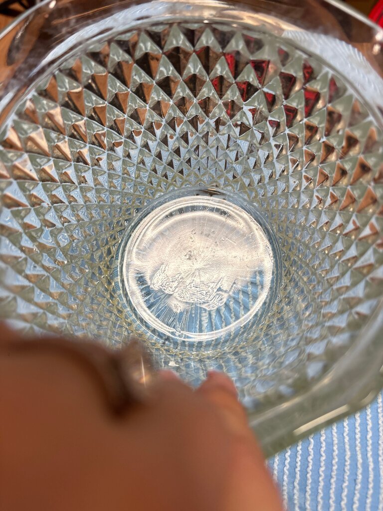 Cut Glass Crystal Bowl