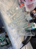Set of 4 Clear Drinking Glasses