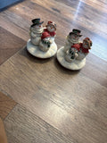 Christmas Snowman Figurines Set