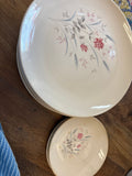 Vintage Floral Dinner Plates Set