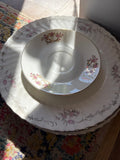 Vintage Floral China Dish Set