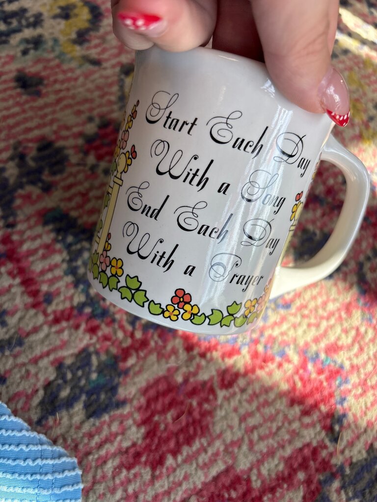 Floral Motivational Coffee Mug