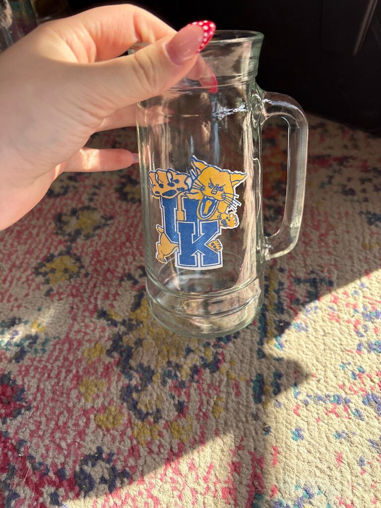 University of Kentucky Glass Mug