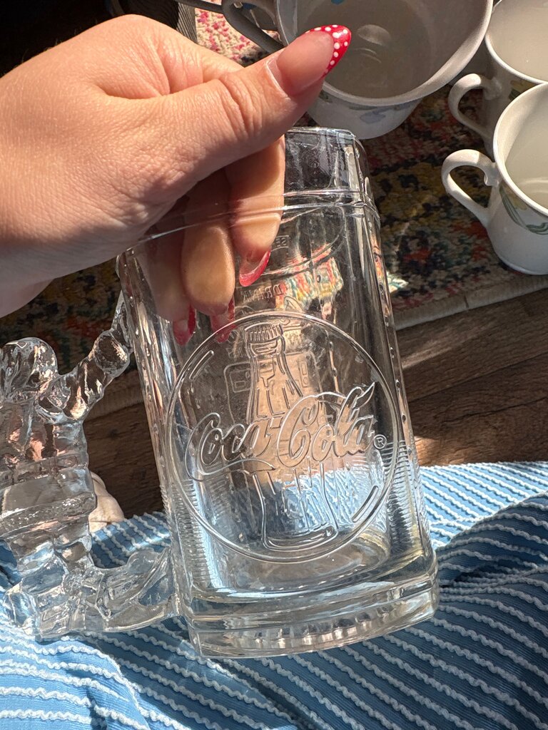 Coca-Cola Glass Stein