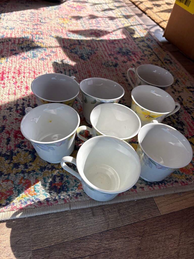 Vintage Floral Tea Cup Set