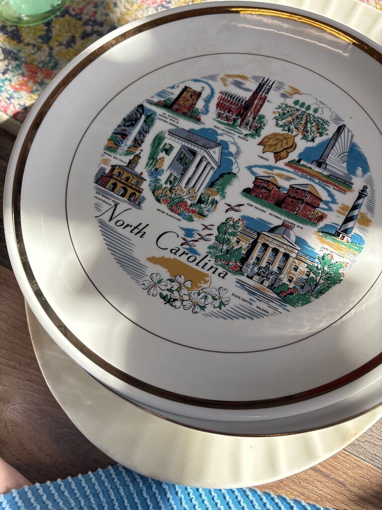 North Carolina Decorative Plate