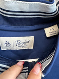 Men's Navy Quarter-Zip Pullover by Original Penguin