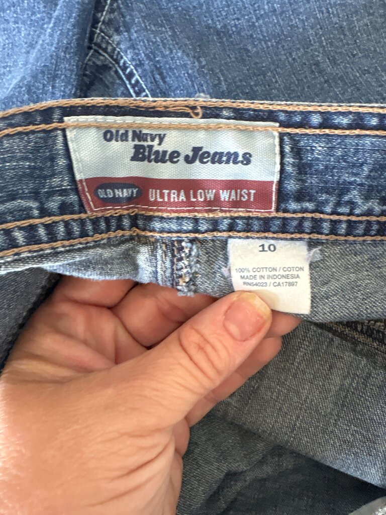 Old Navy Blue Jeans Ultra Low Waist