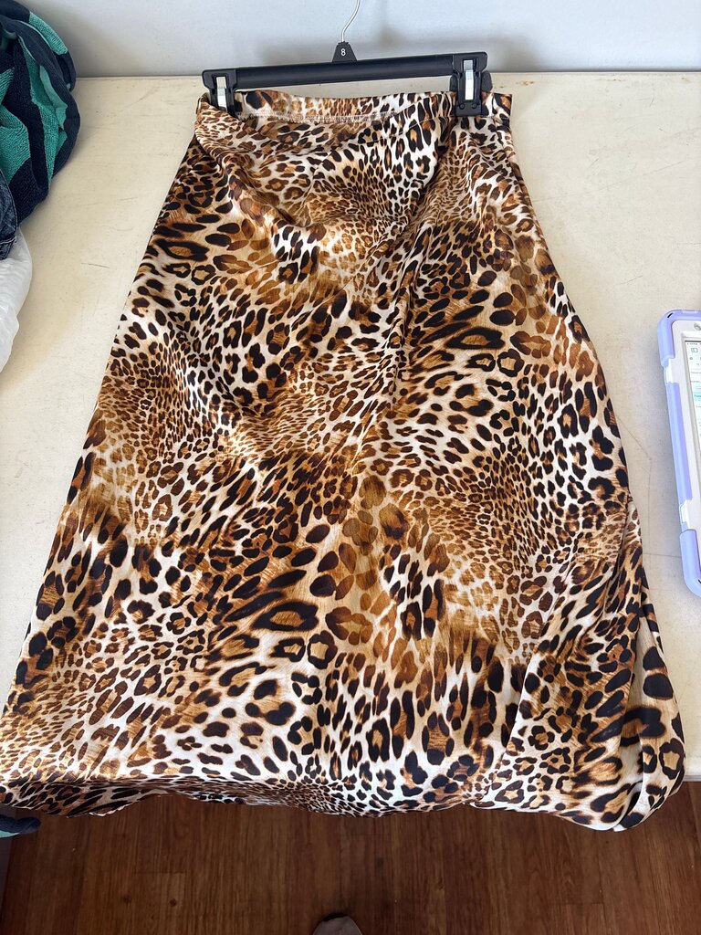 Leopard Print Skirt