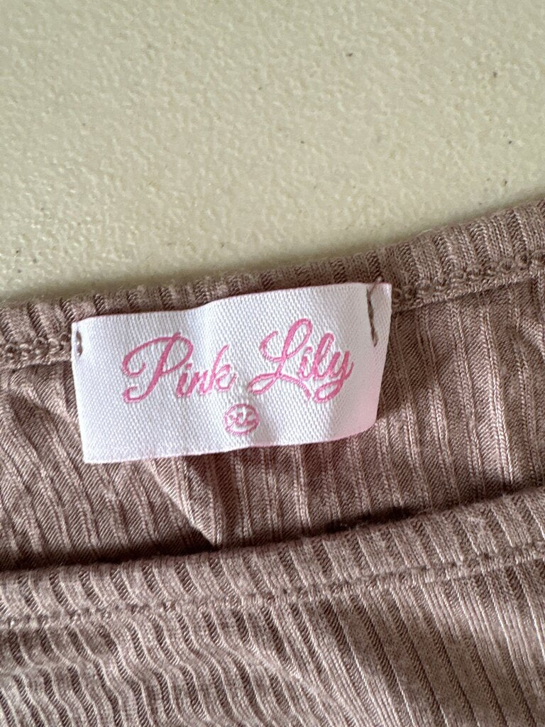 Pink Lily Long-Sleeve Top