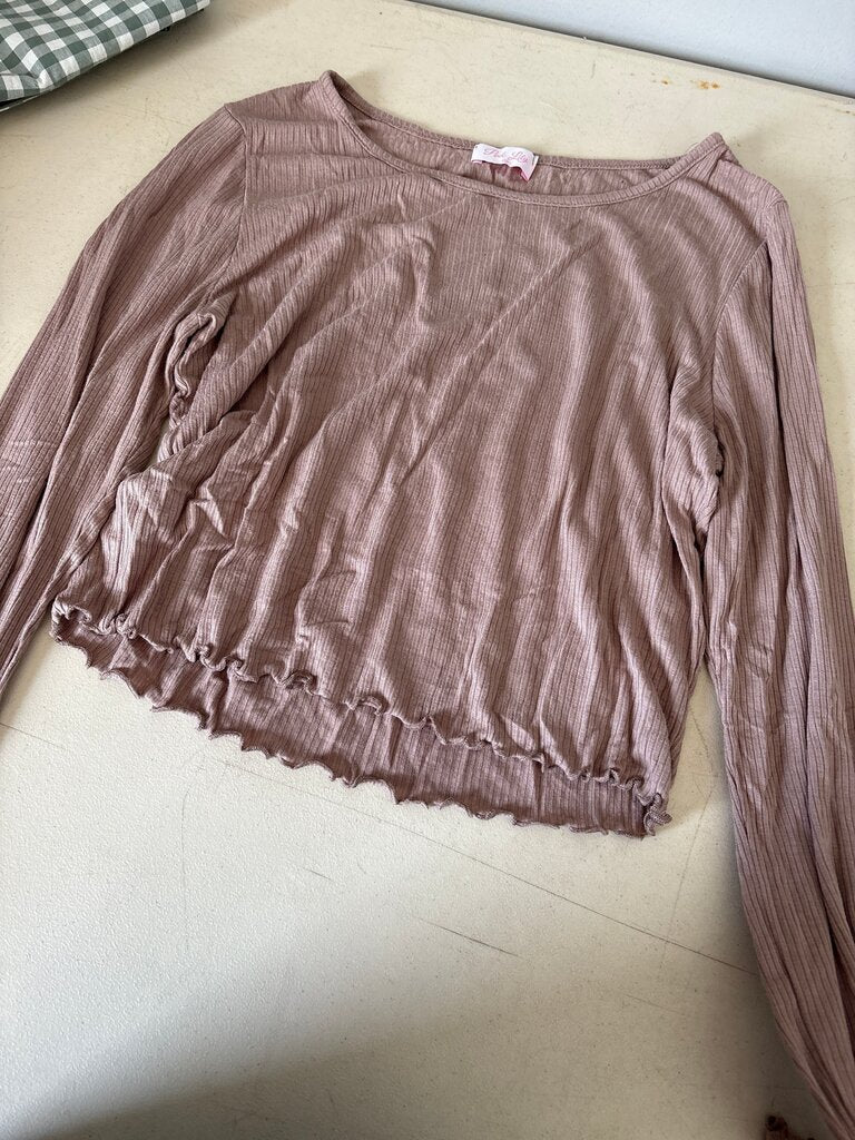 Pink Lily Long-Sleeve Top