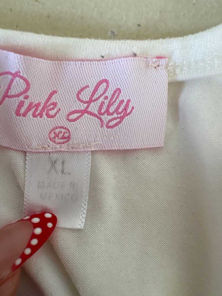 Pink Lily Long Sleeve Bodysuit