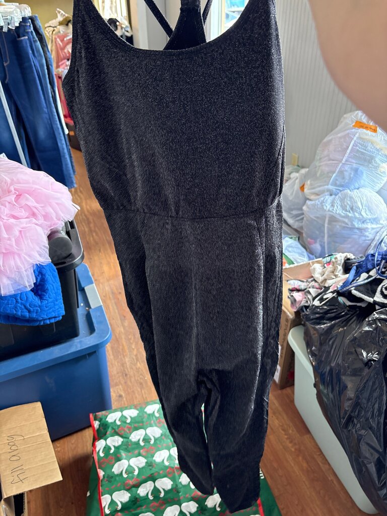 Fabletics XL Black Jumpsuit
