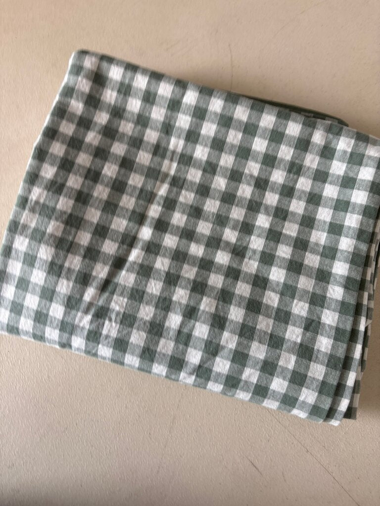 Green Gingham pillowcases