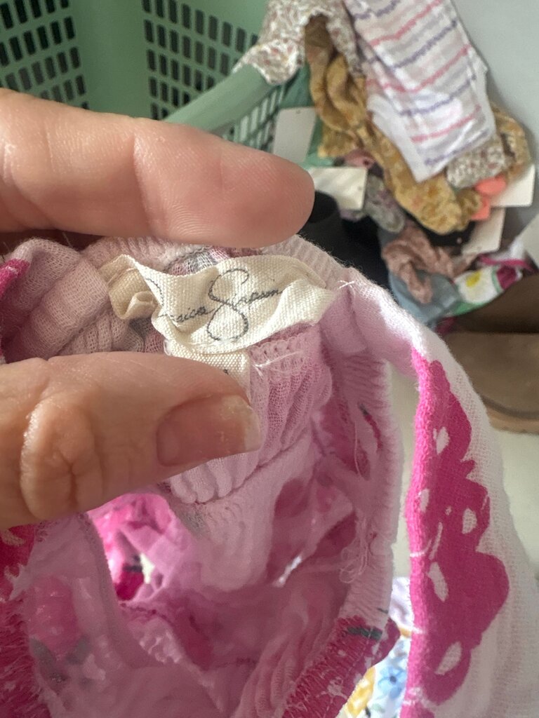 Pink Strawberry Print Baby Romper
