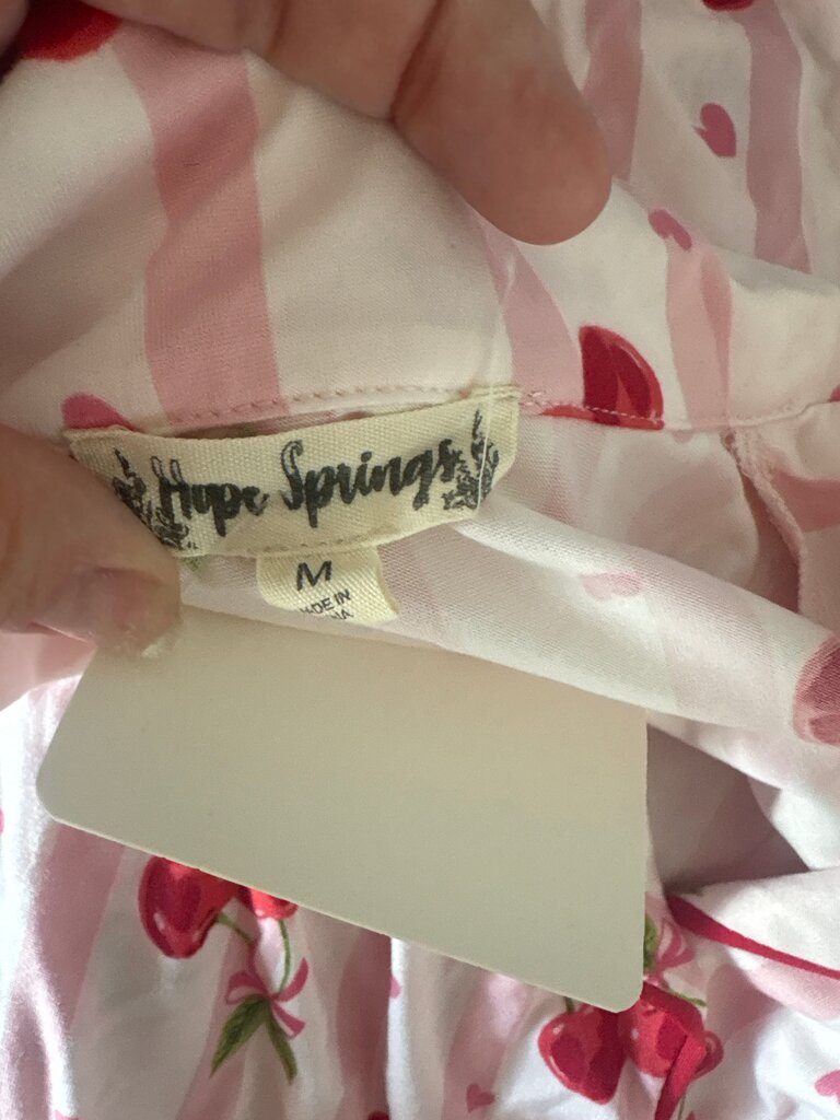 Cherry Print Pajama Set