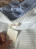 BIBI White Textured Top