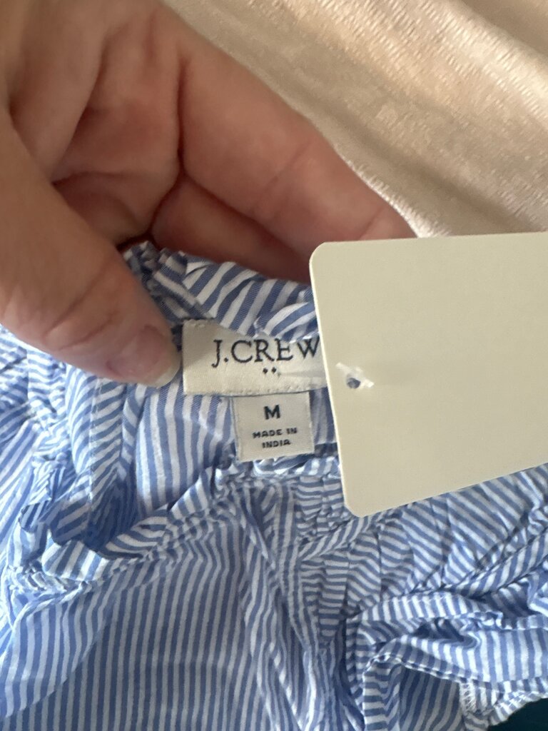 J.Crew Striped Blouse