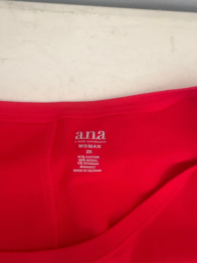 Ana Women's Red Long Sleeve Top