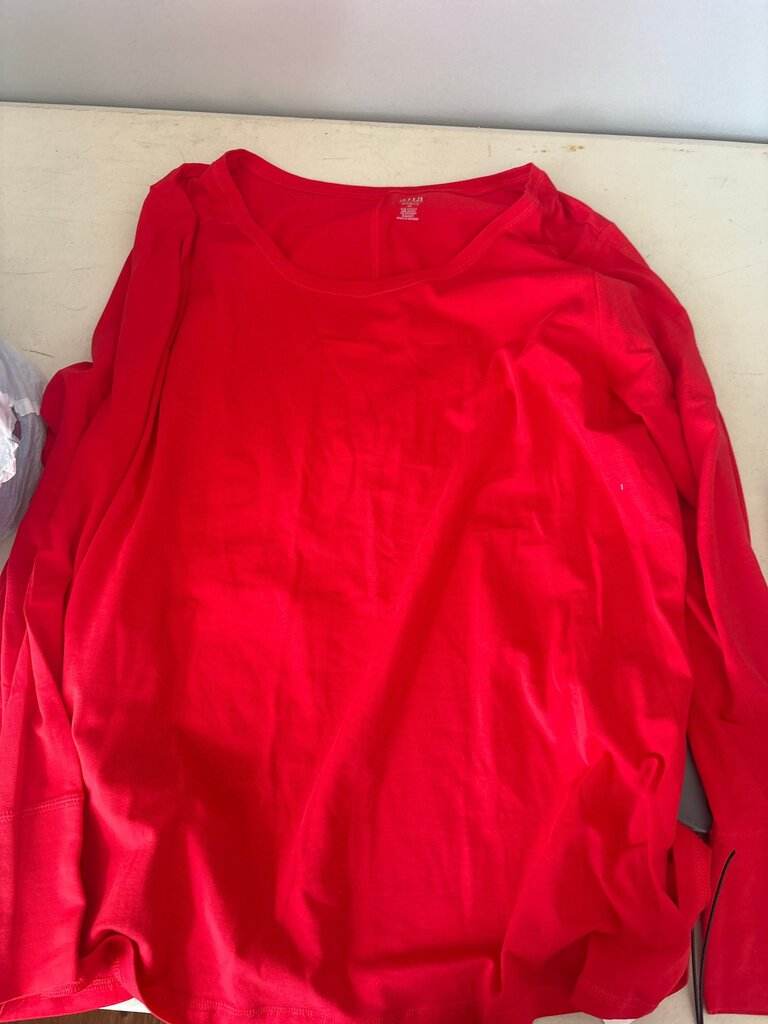 Ana Women's Red Long Sleeve Top