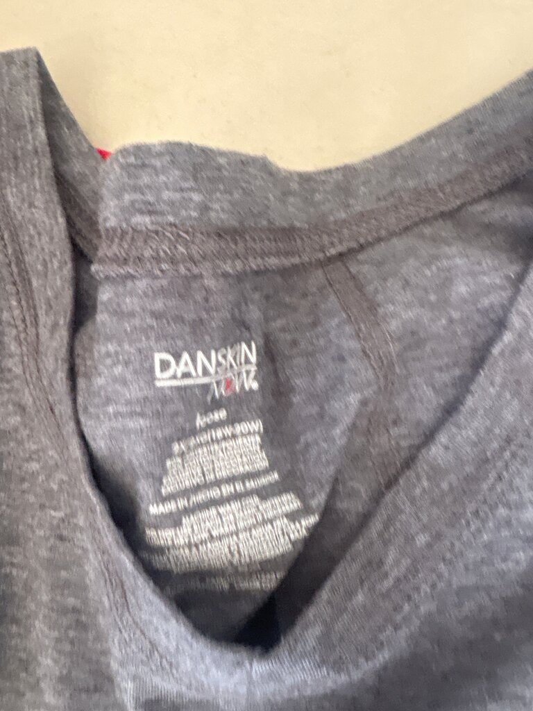 Danskin Gray V-Neck Tee