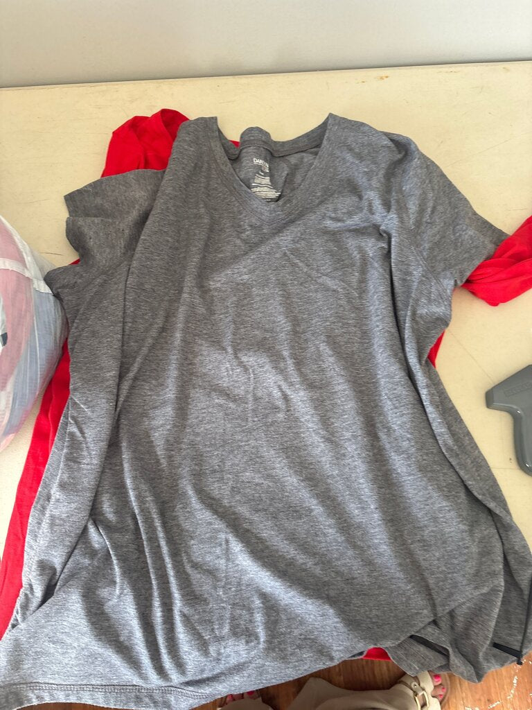 Danskin Gray V-Neck Tee
