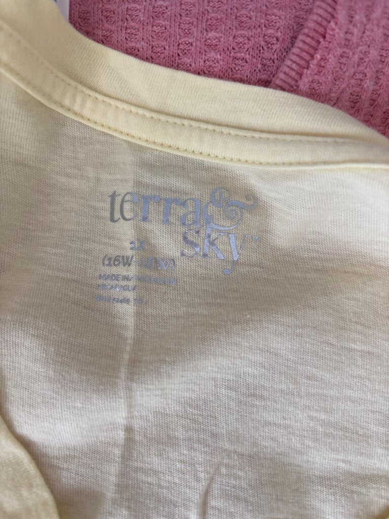Terra & Sky Women's V-Neck T-Shirt