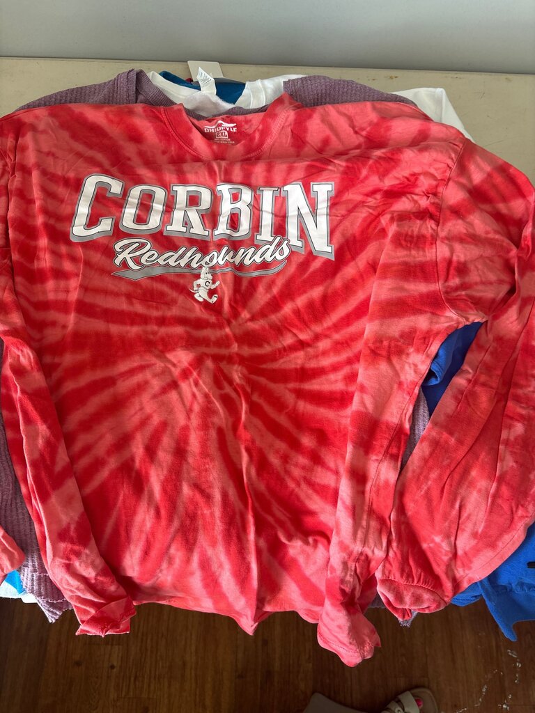 Corbin Redhounds Long Sleeve Tie Dye Shirt