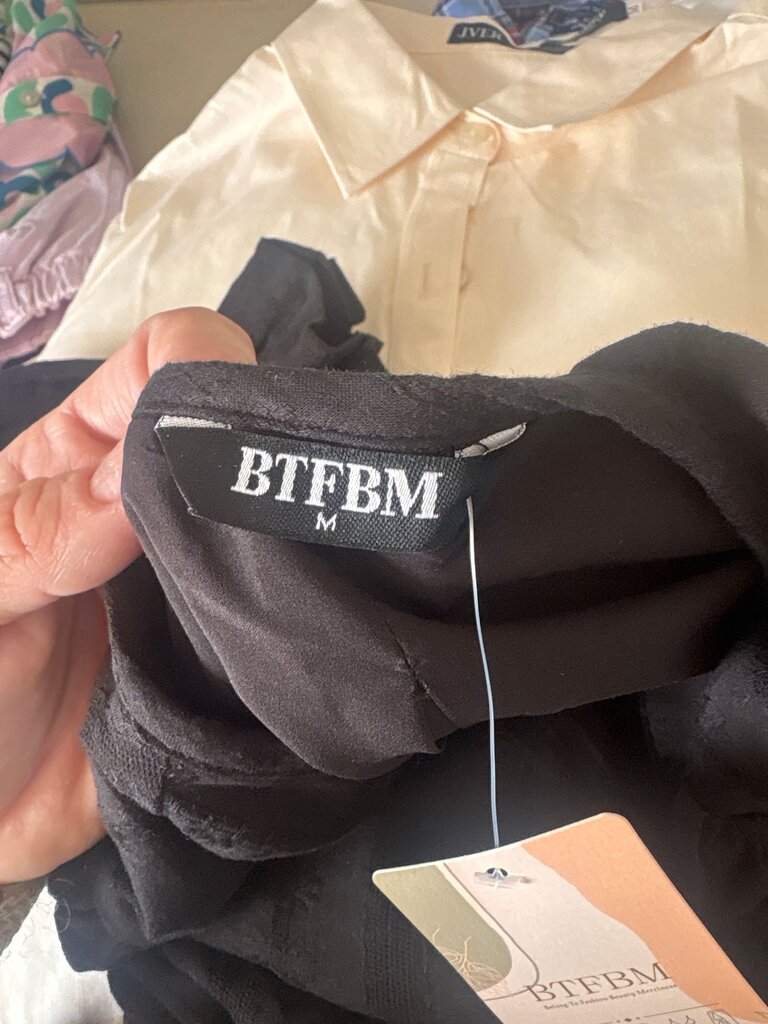 Black Casual Dress from BTFBM