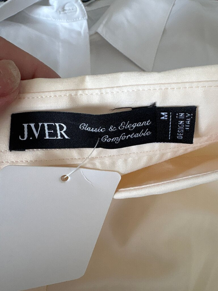 Women's Cream Button-Up Shirt