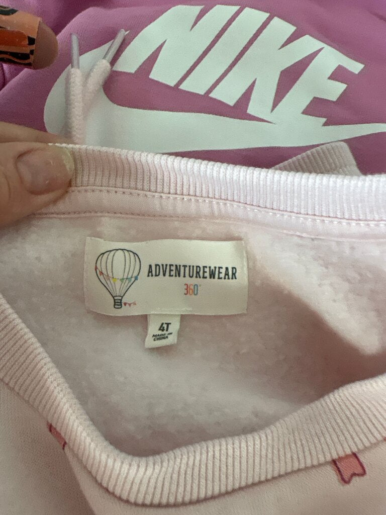 Adventurewear Pink Sweatshirt and Pants Set