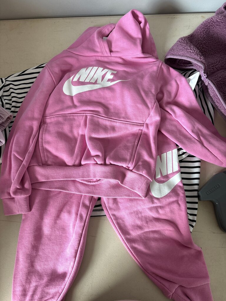 Nike Pink Hoodie and Sweatpants Set