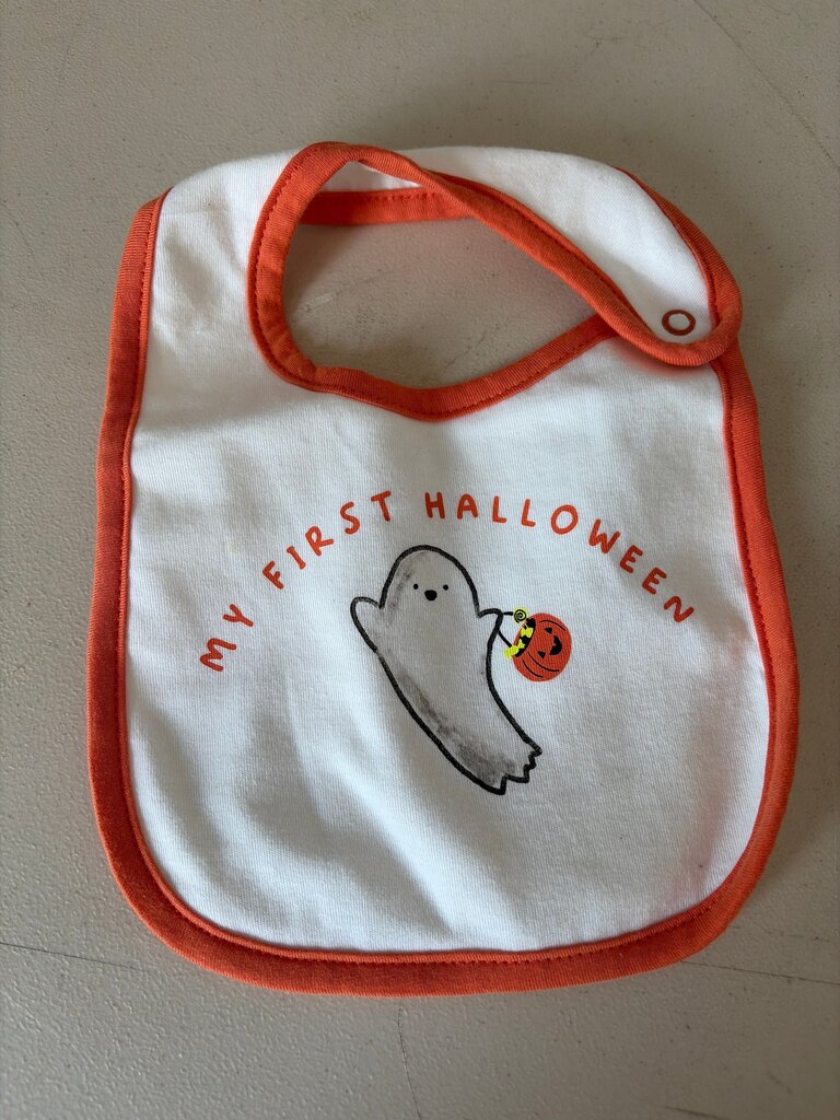 My First Halloween Bib
