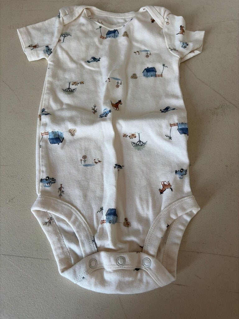 Carter's Baby Boy's Bodysuit with Farm Print