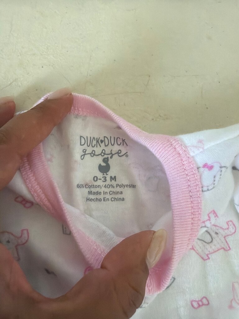 Duck Duck Goose Baby Footed Pajamas