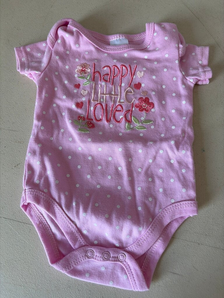 Happy Little Loved Baby Onesie