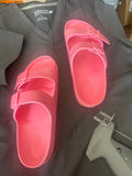 Shade and Shore Women's Pink Slide Sandals