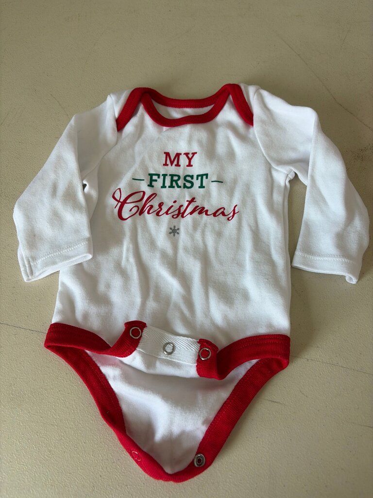 My First Christmas Baby Bodysuit