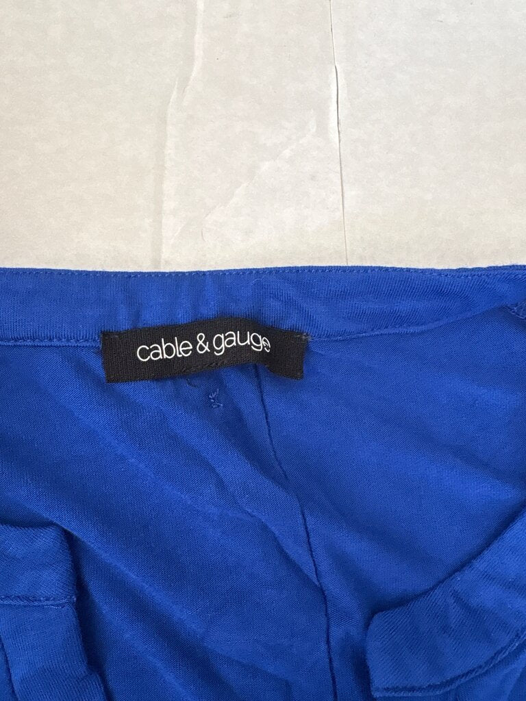 Cable & Gauge Women's Blue Top