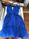 Blue Chiffon Dress