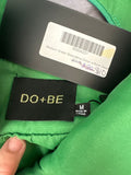 Medium Green Sleeveless Dress with Back Detail