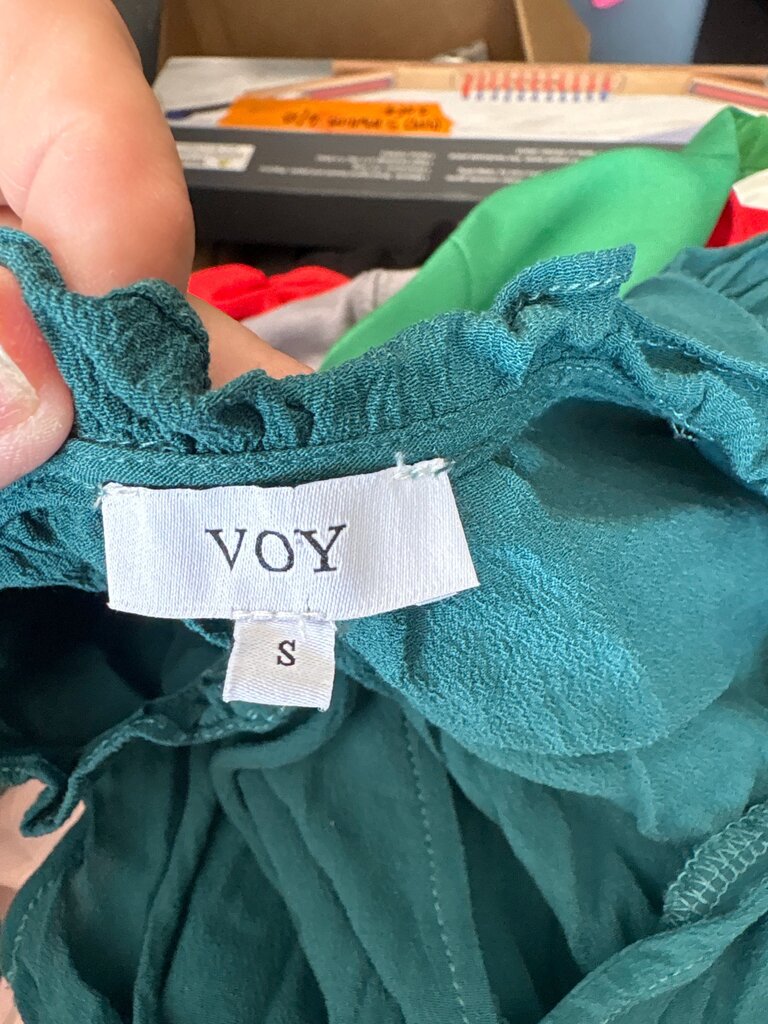 VOY Women's Teal Dress