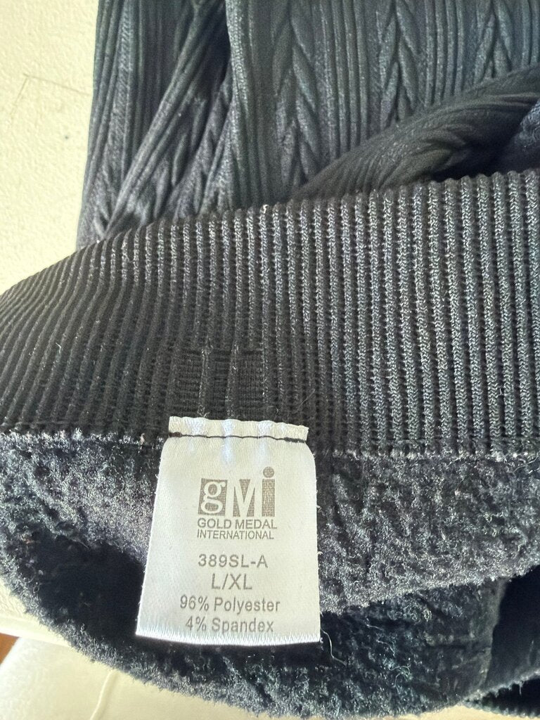 Black Cable Knit Leggings